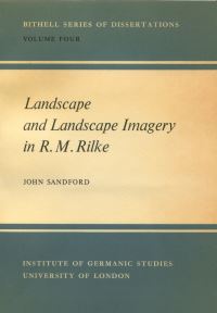 Book Cover for Landscape and Landscape Imagery in R.M. Rilke by John Sandford