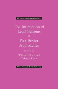 Book Cover for The Interaction of Legal Systems by Vinogradoff Institute Dickinson School of Law