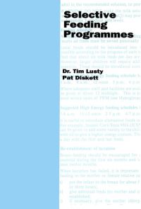 Book Cover for Selective Feeding Programmes by Tim Lusty