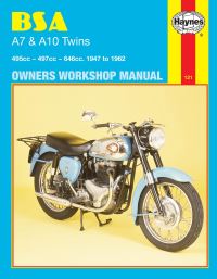 Book Cover for BSA A7-A10 Owners Workshop Manual by J. R. Clew