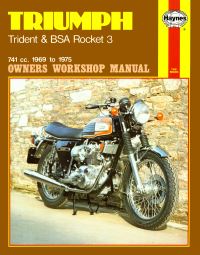 Book Cover for Triumph Trident, BSA Rocket 3 Owners Workshop Manual by Frank Meek