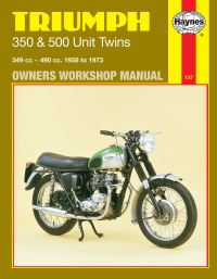 Book Cover for Triumph 350 and 500 Twins Owners Workshop Manual by Clive Brotherwood