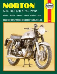 Book Cover for Norton Twins Owners Workshop Manual by David Jan Rabone