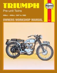 Book Cover for Triumph Pre-Unit Construction Twins Owners Workshop Manual by J R Clew