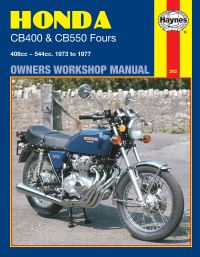 Book Cover for Honda 400 & 550 Fours Owners Workshop Manual by John Witcomb