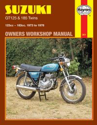 Book Cover for Suzuki GT 125 and GT 185 Owners Workshop Manual by Stewart W Wilkins