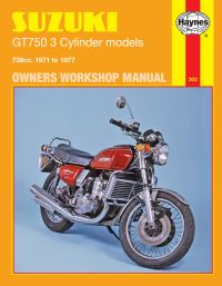 Book Cover for Suzuki GT 750 Owners Workshop Manual by Mansur Darlington