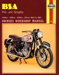Book Cover for BSA 350, 500 and 600 Pre-Unit Singles Owners Workshop Manual ... by Mansur Darlington
