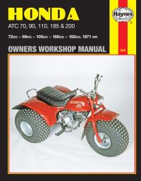 Book Cover for Honda ATC70, 90, 110, 185 & 200 (71 - 85) Haynes Repair Manual by Haynes Publishing