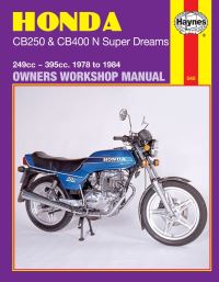 Book Cover for Honda CB250 & CB400N Super Dreams (78 - 84) by Haynes Publishing