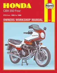 Book Cover for Honda CBX550 Owners Workshop Manual by Pete Shoemark