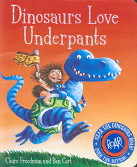 Book Cover for Dinosaurs Love Underpants by Claire Freedman, Ben Cort