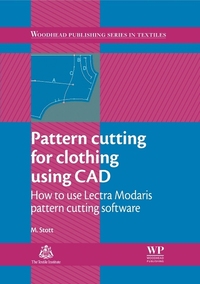 Book Cover for Pattern Cutting for Clothing Using CAD by M Stott, England Textile Institute Manchester