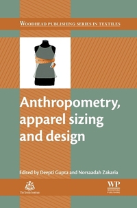 Book Cover for Anthropometry, Apparel Sizing and Design by England Textile Institute Manchester