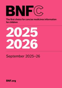 Book Cover for BNF for Children 2025-2026 by Paediatric Formulary Committee