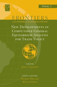 Book Cover for New Developments in Computable General Equilibrium Analysis for Trade Policy by John Gilbert