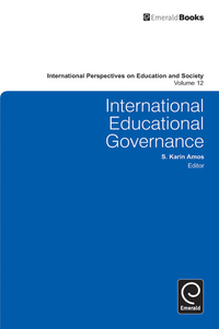 Book Cover for International Education Governance by S Karin Amos