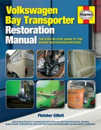 Book Cover for Volkswagen Bay Transporter Restoration Manual by Fletcher Gillett
