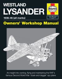 Book Cover for Westland Lysander by Edward WakeWalker, Shuttleworth Collection