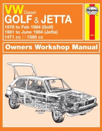 Book Cover for VW Golf & Jetta Diesel Owner's Workshop Manual by John H Haynes