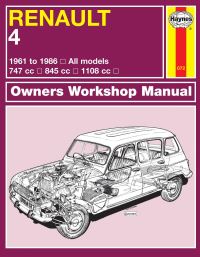 Book Cover for Renault 4 Owners Workshop Manual by John H Haynes