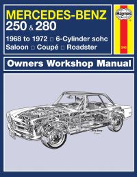 Book Cover for Mercedes-Benz 230, 250 and 280 Owners Workshop Manual by John H Haynes, P G Strasman