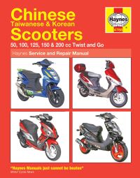 Book Cover for Chinese, Taiwanese & Korean Scooters Service and Repair Manual by Phil Mather