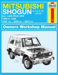 Book Cover for Mitsubishi Shogun & Pick-Ups Owners Workshop Manual by Larry Warren, Curt Choate, A K Legg