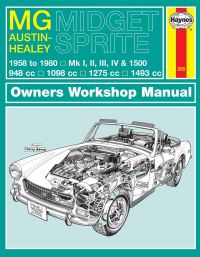 Book Cover for Midget & Sprite Owner's Workshop Manual by R G O Hawes