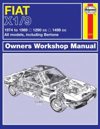Book Cover for Fiat X1/9 Owner's Workshop Manual by 