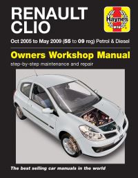 Book Cover for Renault Clio Owners Workshop Manual by M. R. Storey