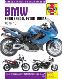 Book Cover for BMW F800, F700 & F650 Twins Service & Repair Manual by Phil Mather
