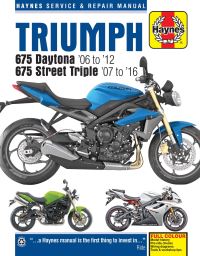 Book Cover for Triumph 675 Daytona & Street Triple Service & Repair Manual, 2006-2015 by Matthew Coombs