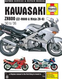 Book Cover for Kawasaki ZX600 (ZZ-R600 & Ninja ZX-6) Service & Repair Manual by Mike Stubblefield
