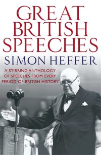 Book Cover for Great British Speeches by Simon Heffer