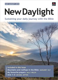Book Cover for New Daylight May-August 2018 by Sally Welch