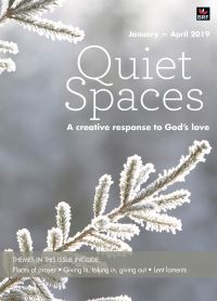 Book Cover for Quiet Spaces January-April 2019 by Sally Smith