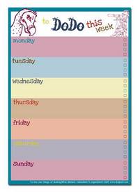 Book Cover for Dodo Weekly to Do Do Reminder List Pad by Rebecca Jay