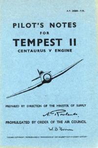 Book Cover for Hawker Tempest II - Pilot's Notes - Op by 