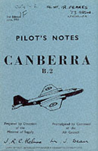 Book Cover for English Electric Canberra B2 by Jeffrey Quill