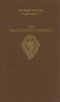 Book Cover for The Book of Quinte Essence by FJ Furnivall
