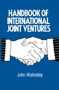 Book Cover for Handbook of International Joint Ventures by John Walmsley