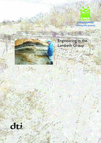 Book Cover for Engineering in the Lambeth Group by D W Hight, R A Ellison, D P Page, Great Britain Department of Trade and Industry, Construction Industry Research and Information Association