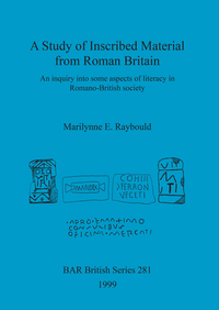 Book Cover for A Study of Inscribed Material from Roman Britain by Marilynne E Raybould
