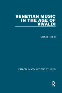 Book Cover for Venetian Music in the Age of Vivaldi by Michael Talbot