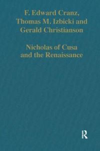 Book Cover for Nicholas of Cusa and the Renaissance by F Edward Cranz, Thomas M Izbicki