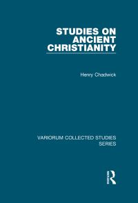 Book Cover for Studies on Ancient Christianity by Henry Chadwick