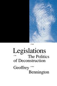Book Cover for Legislations by Geoffrey Bennington