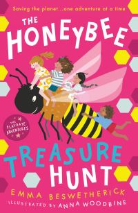 Book Cover for The Honeybee Treasure Hunt by Emma Beswetherick