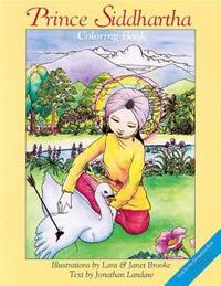 Book Cover for Prince Siddhartha Coloring Book by Jonathan Landaw